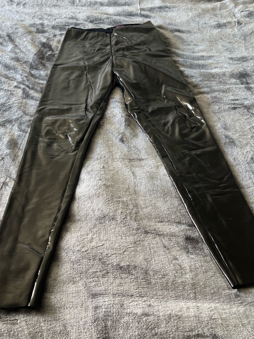 Commando Black High-Shine Faux Leather Leggings